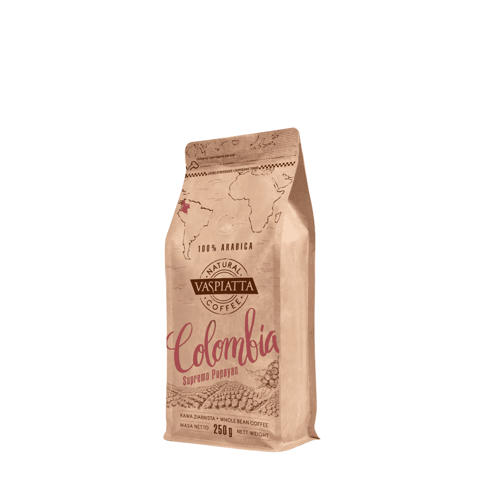 Kawa Ziarnista Vaspiatta Natural Colombia 250g