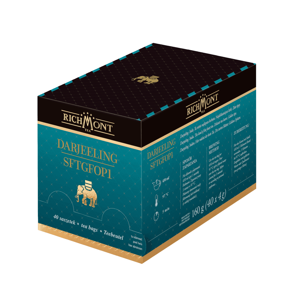 Czarna Herbata Richmont Darjeeling SFTGFOP1 40 Saszetek