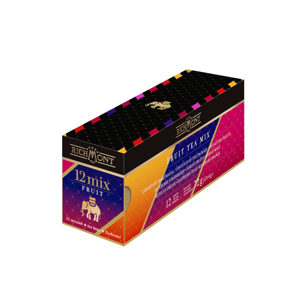 Zestaw Herbat Owocowych Richmont Fruit Mix + Szklanka Richmont Hot