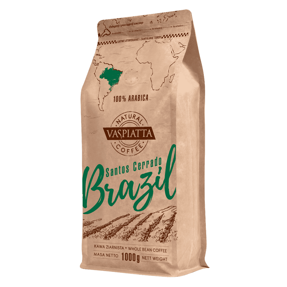 Kawa Ziarnista Vaspiatta Natural Brazil 1kg