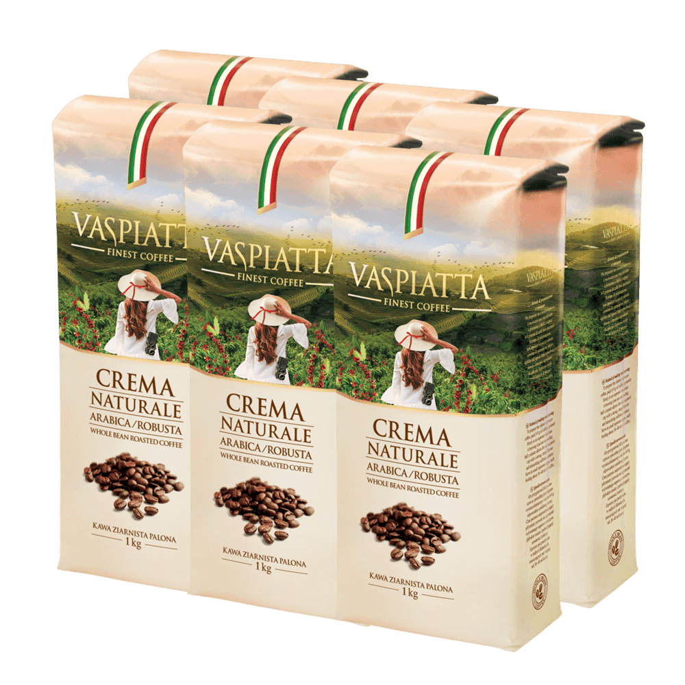 Pakiet zawiera 6x1 kg Vaspiatta Crema Naturale