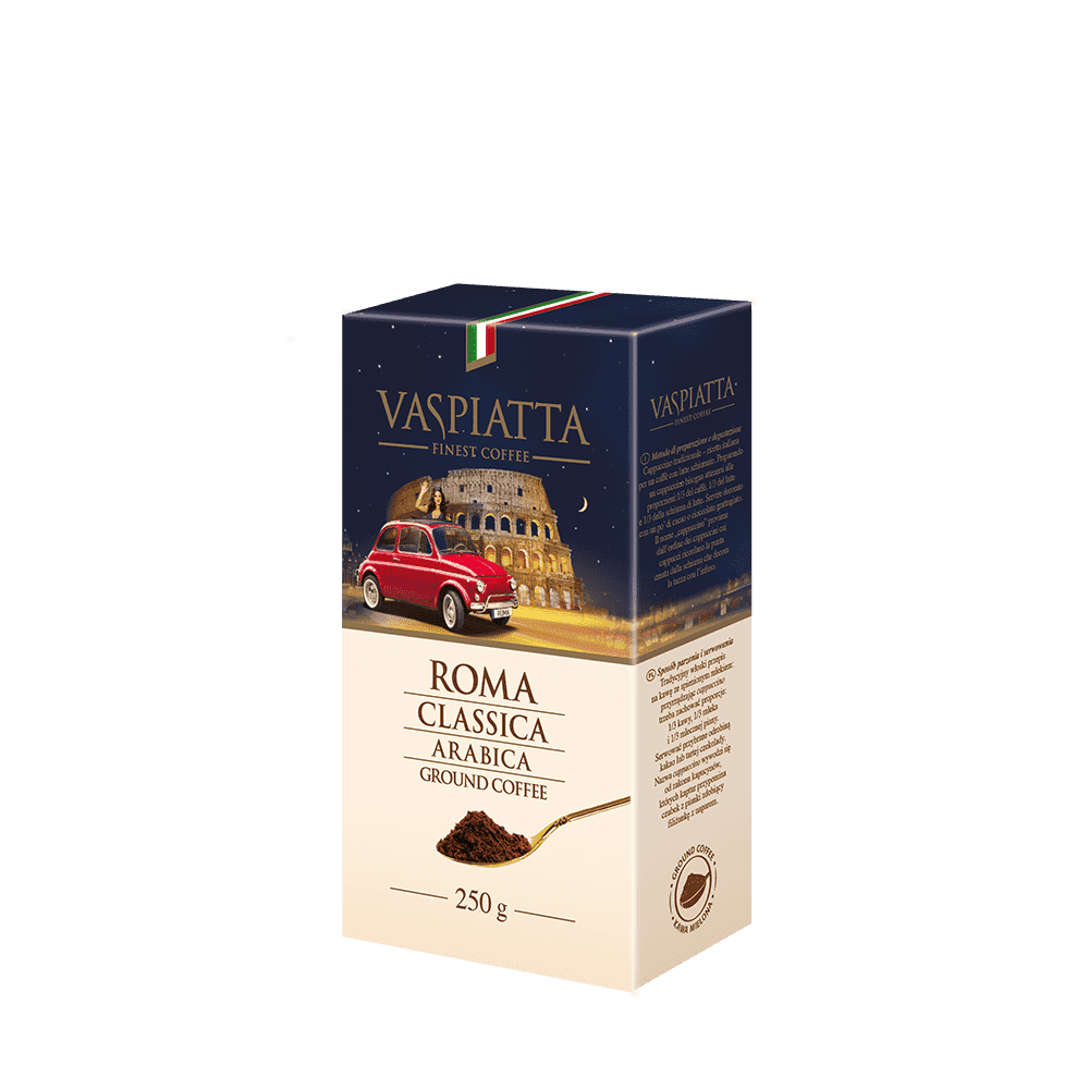 Kawa Mielona Vaspiatta Roma Classica 250g