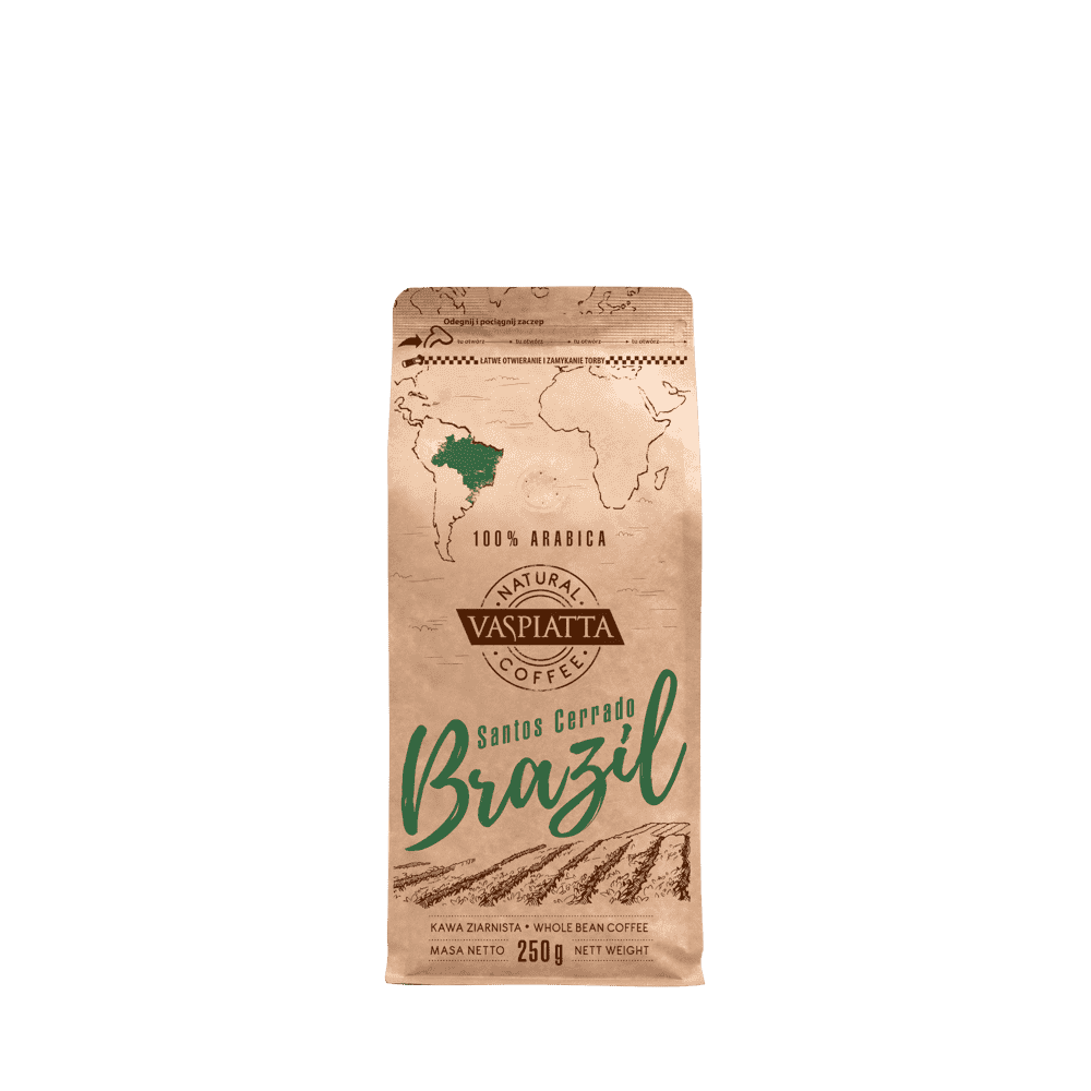 Kawa Ziarnista Vaspiatta Natural Brazil 250g