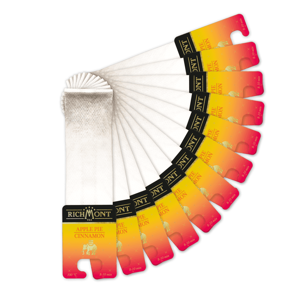 Zestaw Richmont Apple Pie Cinnamon 12 Saszetek + Szklanka Richmont Hot