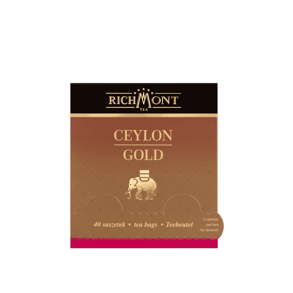 Czarna Herbata Richmont Ceylon Gold 40 Saszetek